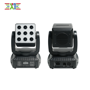 XJ工場直販 新型9マトリックスムービングヘッドライト 120W RGBW 4in1 DMX512補助LEDステージ照明 DJディスコナイトクラブイベント用 - Product Image 3