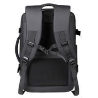 Sac de voyage extensible anti-rides avec compartiment à chaussures et port USB pour homme, idéal pour le bureau, les trajets quotidiens et les affaires, sac à dos décontracté
