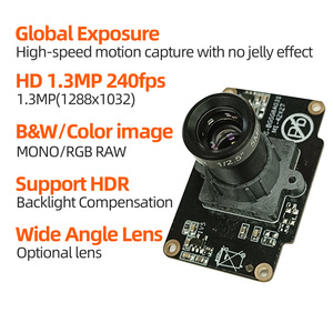 SC130GS 1.3MP 960P 240fps Global Shutter Makine Görüş Kamerası Modülü Donanımı Raspberry Pi için MIPI CSI - Product Image 2
