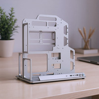Socooler Elegant Gaming PC Case SOC-AE-360-Y Light Pollution Enthusiast New Design EATX Aerometal Silver Computer Tower Rack