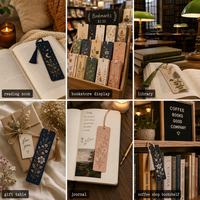 Marque-pages personnalisés en carton avec pompon et illustration aquarelle pour lecteurs – Vente en gros pour fournisseurs