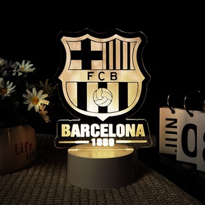 3D Acrylic Night <b>Light</b> Bedroom Decoration Football Games Messi Lamps LED Smart Home <b>Lights</b> Anime Lamp 16colors Changing <b>for</b> Kids - Product Image 1