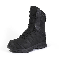 Bottes tactiques imperméables en cuir fendu pour hommes, chaussures de randonnée antidérapantes, bottes de désert pour le trekking, l'escalade et le combat