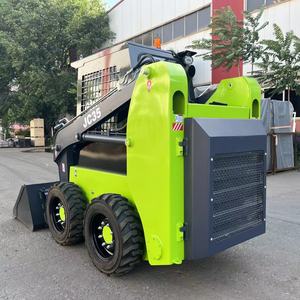 Chargeuse sur pneus JC35 diesel verte à petit rayon de braquage pour la construction et l'agriculture - Product Image 2