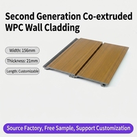 Revêtement mural extérieur en WPC à co-extrusion à installation rapide avec système de clips dissimulés, bardage écologique sans entretien pour façade de maison