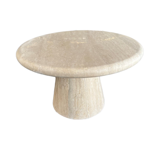 Nesting Side <b>Table</b> <b>Folding</b> Camping Side <b>Table</b> Nordic Light Luxury Travertine <b>Round</b> Transparent Coffee <b>Table</b> - Product Image 1