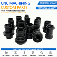 Lensa Aluminium Presisi Khusus, Batang Lensa Berlapis Oksida Hitam, Pemesinan CNC, Perangkat Keras Optik Otomotif, Layanan OEM ODM CNC