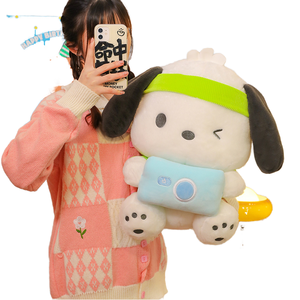 Lindo perro <span class=keywords><strong>Pacha</strong></span> muñeca suave almohada juguetes felpa Animal dibujos animados Sanrioed relleno niños cumpleaños regalo decoración peluche juguete - Product Image 6