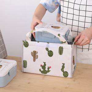 Sac à lunch isotherme Chuangde en aluminium épais avec motif cactus pour étudiants - Product Image 1