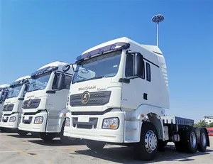 Sinotruk Shacman 6X4 Cargo Truck Cargo Chassis Voor Ethiopië, 371HP, Extra Brandstoftank Tractor