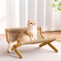 Le set de griffoir et de lit pour chat en sisal est durable, ne perd pas ses fibres, résistant à l'eau, respirant et chaud.