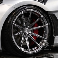 Jantes forgées HS 1 pièce triple chrome concave profond 5x114.3 5x120 5x112 18 19 20 21 22 pouces en alliage 6061-T6 pour BMW Audi Benz Mustang