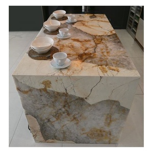 Quartzit Trắng Patagonia <span class=keywords><strong>Granite</strong></span> Nhà Bếp Bảng Truy Cập Hàng Đầu Bàn - Product Image 1