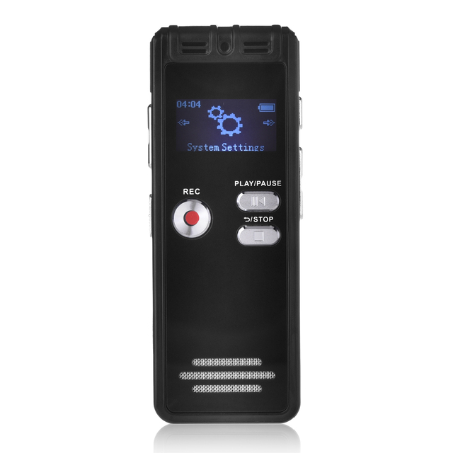 8GB Digital Voice Activated Recorder for Lectures Portable Digital MP3 Voice Recorders with Line in Recording