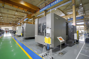 Centre d'usinage horizontal automatique à grande capacité <span class=keywords><strong>GT</strong></span> SMTCL HMC63H FANUC CNC BT50, broche lourde, pour la vente - Product Image 6