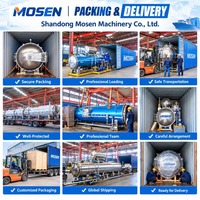 Mosen hogedrukwaterbad-immersieretortmachine voor de sterilisatie van ingeblikt vlees, fruit, groenten en flexibele verpakkingen