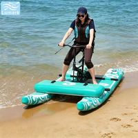 Plateforme flottante monoplace en aluminium avec tapis flottant avant pour complexe hôtelier, facile à ranger, de Chine Lumark