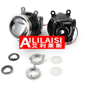 Pour SUBARU RONAN 3.0 pouces G2 Type support de réglage HD verre bleu <span class=keywords><strong>Film</strong></span> antibrouillard projecteur lentille D2S D2H H11 lampes, projecteur de brouillard - Product Image 3