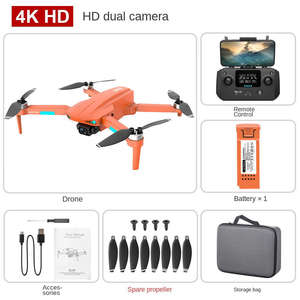 Drone AiJHN300 <span class=keywords><strong>PRO</strong></span> 5G WiFi GPS 4K HD pliable avec lumières LED, nacelle 3 axes, moteur brushless, maintien d'altitude et application mobile - Product Image 3