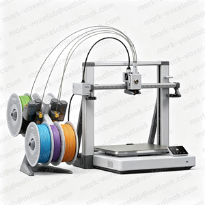 Imprimante <span class=keywords><strong>3D</strong></span> FDM A2L en bambou, débloquée UE/Royaume-Uni, directement de l'usine, impression à distance via WiFi, prise en charge de plusieurs filaments pour les créateurs à domicile - Product Image 3