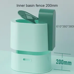Extra Large Bac à Litière Intelligent pour Chat Entièrement Fermé Anti-éclaboussures PP Sable Top Entrée Toilettes pour Chat Nettoyage Facile Kitty Pet - Product Image 6