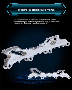 <span class=keywords><strong>Pattini</strong></span> a Rotelle Professionali SeeMore a Fila Singola <span class=keywords><strong>per</strong></span> Freestyle e Pattinaggio Urbano, Modello Senior <span class=keywords><strong>in</strong></span> Fibra di Carbonio - Product Image 3