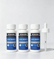 Minyak Pertumbuhan Rambut Herbal Keratin 5% 60 ml Perawatan Perbaikan Menutrisi Kulit Kepala Profesional untuk Salon dan Penggunaan di Rumah