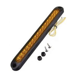 New 12V <span class=keywords><strong>24V</strong></span> <span class=keywords><strong>LED</strong></span> dừng phanh đèn đuôi cho phẳng xe tải & Trailer phía sau đánh dấu giải phóng mặt bằng đèn bên IP67 không thấm nước 15led - Product Image 4