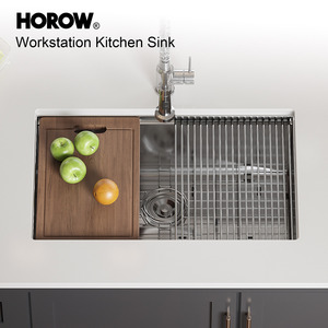 Bát đơn thép không gỉ bồn rửa nhà bếp với bồn rửa lưới và giỏ lọc - Product Image 5