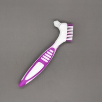 Brosse à dents portable pour adultes, modèle compact, poils en nylon moyens, pliable, colorée, pour l'hygiène bucco-dentaire, la prévention des caries et le blanchiment