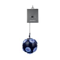 Projecteurs de scène motorisés à LED RGBW DMX512/Activés par le son, avec boule élévatrice IP33, pour éclairage de fond de scène