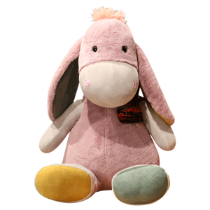 填充动物-舒适伴侣-超软动物毛绒玩具农场动物-40厘米2色助理坐着的驴 - Product Image 1