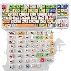 Crayon Shin-Chan 2,0 Bagged 130-Key Five-Sided Dye-Sublimation PBT Keycaps Teclado mecánico redondeado muy lindo - Product Image 1