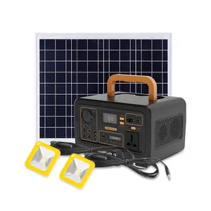 家庭用USB出力ラジオ付き多機能ポータブル300WAC電源太陽エネルギーシステム