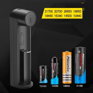 Caricabatterie USB <span class=keywords><strong>Universale</strong></span> Intelligente per <span class=keywords><strong>Batterie</strong></span> 3.7v 26650/16340/14500/17670/18650/10440 18350 agli Ioni di Litio Ricaricabili - Product Image 2