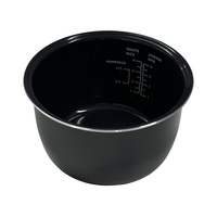 Cuiseur à riz électrique 2L avec revêtement intérieur amovible en alliage d'aluminium, revêtement en céramique, surface antiadhésive, pour usage domestique