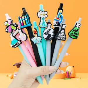Stylo bille en plastique sur le thème du laboratoire de chimie, série expériences scientifiques, avec logo, cadeau de fête, fournitures scolaires et de bureau - Product Image 4