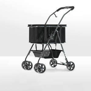 2023 Offre Spéciale chat <span class=keywords><strong>chiot</strong></span> chien double poussette pour animaux de compagnie luxe 4 roues Double poussette pour animaux de compagnie - Product Image 1