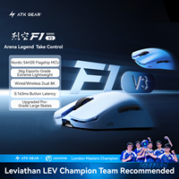 ATK F1V3 Ultimate Wireless Optical Gaming Mouse PAW3955Master 40000DPI 850IPS 75G Dual 8K 0.174ms Latency 36g Ringan USB
