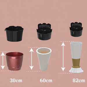 F262 <b>Foam</b> free orchid arrangement tray for gift suppliers and retail packaging - Product Image 1