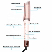 RUCHA Curler Rambut Otomatis dengan Fungsi Udara Dingin PTC Pemanas 32mm Iron Rotasi Otomatis