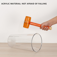 Vases en plastique de grande capacité résistants aux chutes directs d'usine Seaux d'éveil des fleurs de bureau à la maison