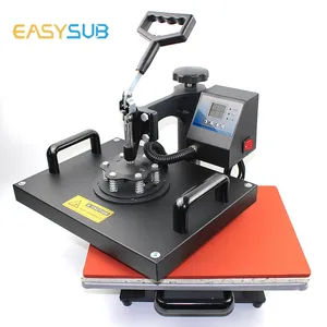 Combo Heat Press Machine 8 In 1 Sublimation Press Heat Machine Clothes Printing Machine Heat Press