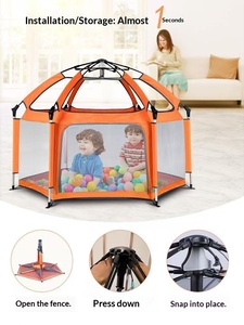 <span class=keywords><strong>Tente</strong></span> de jeu pour bébé, maison de jeu sportive, <span class=keywords><strong>tente</strong></span> de <span class=keywords><strong>camping</strong></span> et de plage souple, <span class=keywords><strong>tente</strong></span> automatique pop-up, pliable pour l'extérieur, <span class=keywords><strong>en</strong></span> tissu Oxford - Product Image 6