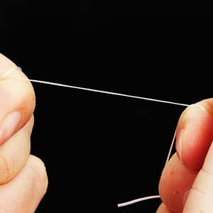 0.2Mm-0.8Mm Elastische String Kristal Stretch Kraal Armband Koord Voor Sieraden Maken 60M Helder Wit Gecoat Afwerking - Product Image 3