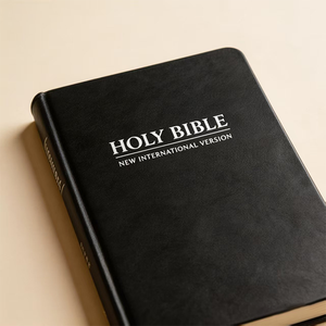 Bibbia Sacra Cristiana in Pelle Personalizzata, Rilegatura Perfetta, Carta Offset, Lamina d'Oro, Produzione di Gruppo - Product Image 2