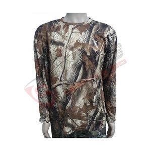 T-shirts de chasse à manches longues en camouflage personnalisés de haute qualité pour hommes, vente en gros de chemises de chasse personnalisées pour hommes - Product Image 6