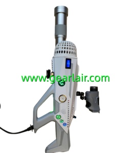 ของเล่นผู้ใหญ่ สีขาว DIY 1000 วัตต์ 58 โวลต์ เครื่องยนต์เลเซอร์แบบมือถือ รีโมทคอนโทรลจุดไฟ แหล่งกำเนิดแสงสีเขียวแบบโคเฮอเรนต์ที่ปรับแต่งได้ - Product Image 2