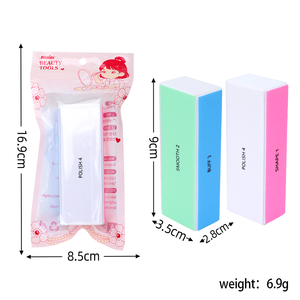 <span class=keywords><strong>Kit</strong></span> Essenziale 3-in-1 per Nail Art a <span class=keywords><strong>Prezzo</strong></span> all'Ingrosso, Tavoletta Lucidante Premium in EVA con Bastoncino in Legno d'Arancio per Unghie Finte - Vendita al Dettaglio - Product Image 5
