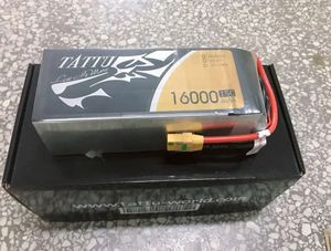 แบตเตอรี่ลิโพคุณภาพสูง Tattu 6s 16000 มิลลิแอมป์ สำหรับโดรนเกษตรแบบซอฟต์แพ็ค 6s 12s 25c 22.2v 44.4v สำหรับโดรนพ่นยา - Product Image 6